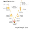 Wholesale Jewelry 316L Stainless Steel Electroplated 18K Gold Chain Style Clavicle Necklace And Bracelet Set For Women