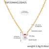 Wholesale Jewelry 316L Stainless Steel Electroplating Chain Style For Girls And Women