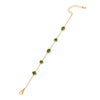 Wholesale Jewelry Stainless Steel Fashion Lovely Bracelet With Heart Shape Dropshaped Star Design Electroplated For Women