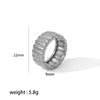 Wholesale Jewelry Stainless Steel Gear Geometric Style Electroplating Jewelry Set For Women