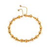 Wholesale Jewelry Stainless Steel Geometric Ball Pull Bracelet Electroplated For Women