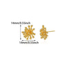 Wholesale Jewelry Stainless Steel Geometric Bow Pearl Ring And Earrings With Electroplating