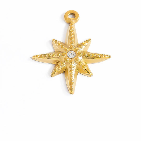 Wholesale Jewelry Stainless Steel Geometric Bow Pendant Electroplating For Women
