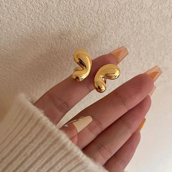 Wholesale Jewelry Stainless Steel Geometric Butterfly Open Ring For Women With Electroplating