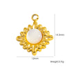 Wholesale Jewelry Stainless Steel Geometric Electroplated Pendant Necklace Bracelet Accessories