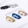 Wholesale Jewelry Stainless Steel Geometric Electroplated Unisex Ball Rings