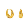 Wholesale Jewelry 316L Stainless Steel Geometric Electroplating Earring For Women