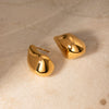 Wholesale Jewelry Stainless Steel Geometric Electroplating Women's Earrings