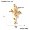 Wholesale Jewelry 316L Stainless Steel Geometric Fashion Pendant Accessories Furnace Vacuum Plating 18K Real Gold