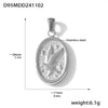 Wholesale Jewelry 316L Stainless Steel Geometric Fashion Pendant Accessories Furnace Vacuum Plating 18K Real Gold