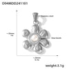 Wholesale Jewelry 316L Stainless Steel Geometric Fashion Pendant Accessories Furnace Vacuum Plating 18K Real Gold