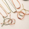 Wholesale Jewelry Stainless Steel Geometric Letters Numbers Text Dripping Oil Pendant Necklace And Bracelet Gold Plated