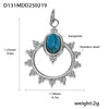 Wholesale Jewelry Stainless Steel Geometric Multielement Pendant 18K Gold Plated