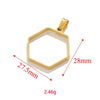 Wholesale Jewelry Stainless Steel Geometric Multishaped Rectangular Electroplated Earrings Pendant Necklace