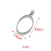Wholesale Jewelry Stainless Steel Geometric Multishaped Rectangular Electroplated Earrings Pendant Necklace