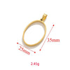 Wholesale Jewelry Stainless Steel Geometric Multishaped Rectangular Electroplated Earrings Pendant Necklace