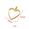 Wholesale Jewelry Stainless Steel Geometric Multishaped Rectangular Electroplated Earrings Pendant Necklace