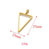Wholesale Jewelry Stainless Steel Geometric Multishaped Rectangular Electroplated Earrings Pendant Necklace