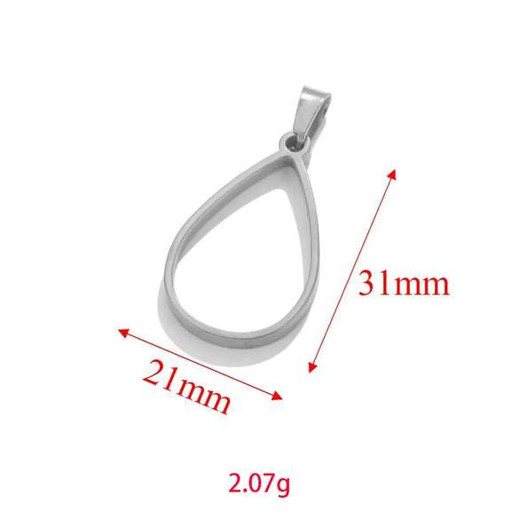 Wholesale Jewelry Stainless Steel Geometric Multishaped Rectangular Electroplated Earrings Pendant Necklace