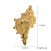 Wholesale Jewelry Stainless Steel Geometric Oildrip Diamondstudded Electroplated Accessories For Women