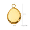 Wholesale Jewelry Stainless Steel Geometric Oildrip Diamondstudded Electroplated Accessories For Women