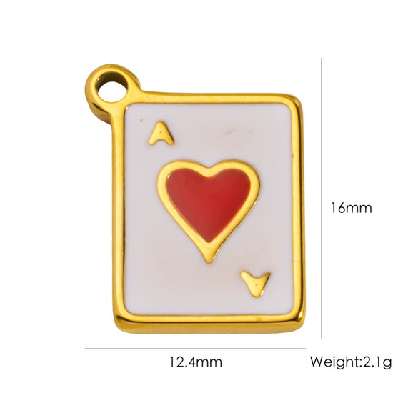 Wholesale Jewelry Stainless Steel Geometric Oildrip Diamondstudded Electroplated Accessories For Women
