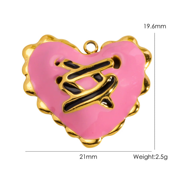 Wholesale Jewelry Stainless Steel Geometric Oildrip Diamondstudded Electroplated Accessories For Women
