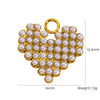 Wholesale Jewelry Stainless Steel Geometric Oildrip Diamondstudded Electroplated Accessories For Women