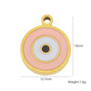 Wholesale Jewelry Stainless Steel Geometric Pendant With Natural Stone And Furnace Electroplating