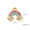 Wholesale Jewelry Stainless Steel Geometric Pendant With Natural Stone And Furnace Electroplating