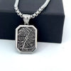 Wholesale Jewelry Stainless Steel Geometric Polishing Pendant Necklace Ancient Greek Mythology Belief Series