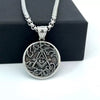 Wholesale Jewelry Stainless Steel Geometric Polishing Pendant Necklace Ancient Greek Mythology Belief Series