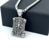 Wholesale Jewelry Stainless Steel Geometric Polishing Pendant Necklace Ancient Greek Mythology Belief Series