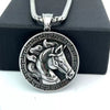 Wholesale Jewelry Stainless Steel Geometric Polishing Pendant Necklace Ancient Greek Mythology Belief Series