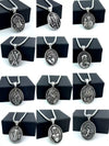Wholesale Jewelry Stainless Steel Geometric Polishing Pendant Necklace Ancient Greek Mythology Belief Series