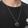 Wholesale Jewelry Stainless Steel Geometric Puzzle Pendant Necklace For Couple With Electroplating Ochain