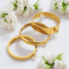 Wholesale Jewelry Stainless Steel Geometric Ring Handmade