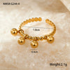 Wholesale Jewelry Stainless Steel Geometric Ring Light Luxury Style Electroplated For Women
