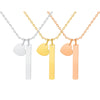 Wholesale Jewelry Stainless Steel Geometric Rose Gold Plated Long Necklace For Women