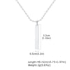 Wholesale Jewelry Stainless Steel Geometric Rose Gold Plated Long Necklace For Women
