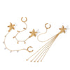 Wholesale Jewelry Stainless Steel Geometric Starfish Electroplated Women's Ear Clip Earrings