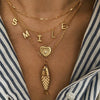 Wholesale Jewelry Stainless Steel Geometric Style Electroplating O Word Chain Necklace For Women