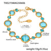 Wholesale Jewelry Stainless Steel Geometric Style Electroplating Women's Bracelet