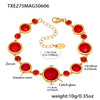Wholesale Jewelry Stainless Steel Geometric Style Electroplating Women's Bracelet
