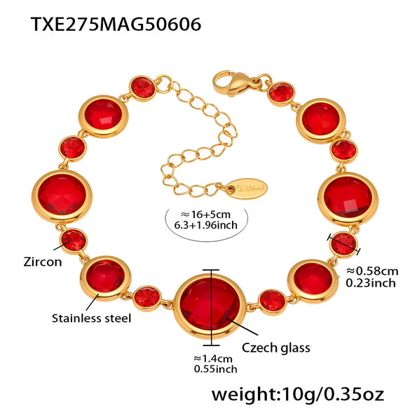 Wholesale Jewelry Stainless Steel Geometric Style Electroplating Women's Bracelet