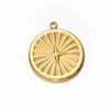 Wholesale Jewelry Stainless Steel Geometric Sunlight Moon Star Goldplated Pendant Accessories