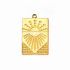 Wholesale Jewelry Stainless Steel Geometric Sunlight Moon Star Goldplated Pendant Accessories