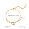 Wholesale Jewelry Stainless Steel Geometric Tassel Ball Chain Necklace And Bracelet For Women