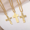 Wholesale Jewelry Stainless Steel Geometric Tree Of Life Cross Electroplated Pendant Necklace Unisex