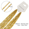 Wholesale Jewelry Stainless Steel Geometric Wave O Word Chain Electroplating Unisex Diy Handmade Decoration Materials